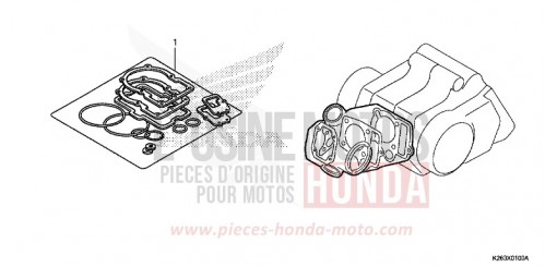 TROUSSE DE JOINT A MSX125D de 2013